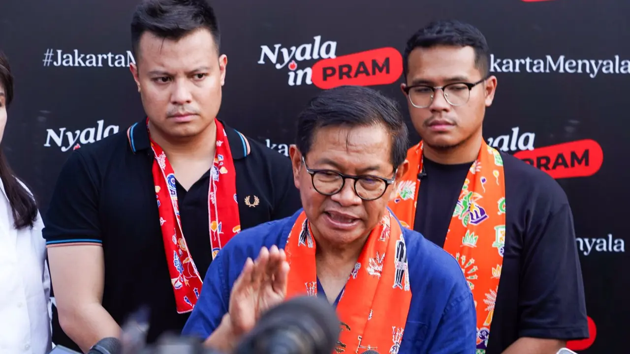 Calon Gubernur Jakarta Pramono Anung di Kampung Teko atau Kampung Apung, Jakarta Barat, Jumat (25/10/2024) (Istimewa)