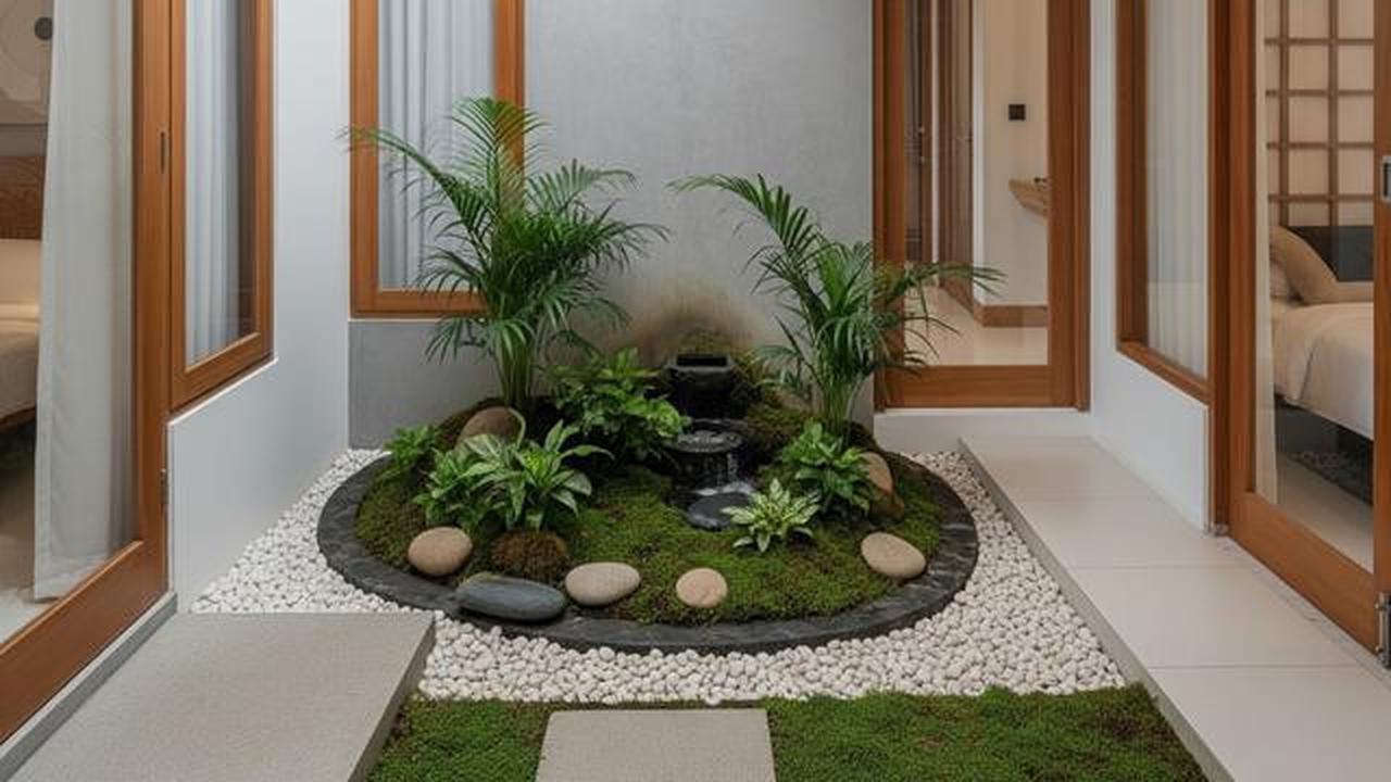 7 Model Rumah Kecil Tapi Luas dengan Taman Dalam Rumah, Asri dan Modern