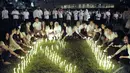 Aksi 'Suara Damai' untuk menyatukan masyarakat Indonesia, Pasar Festival, Kuningan, Jakarta, Sabtu (12/7/2014) (Liputan6.com/Johan Tallo)
