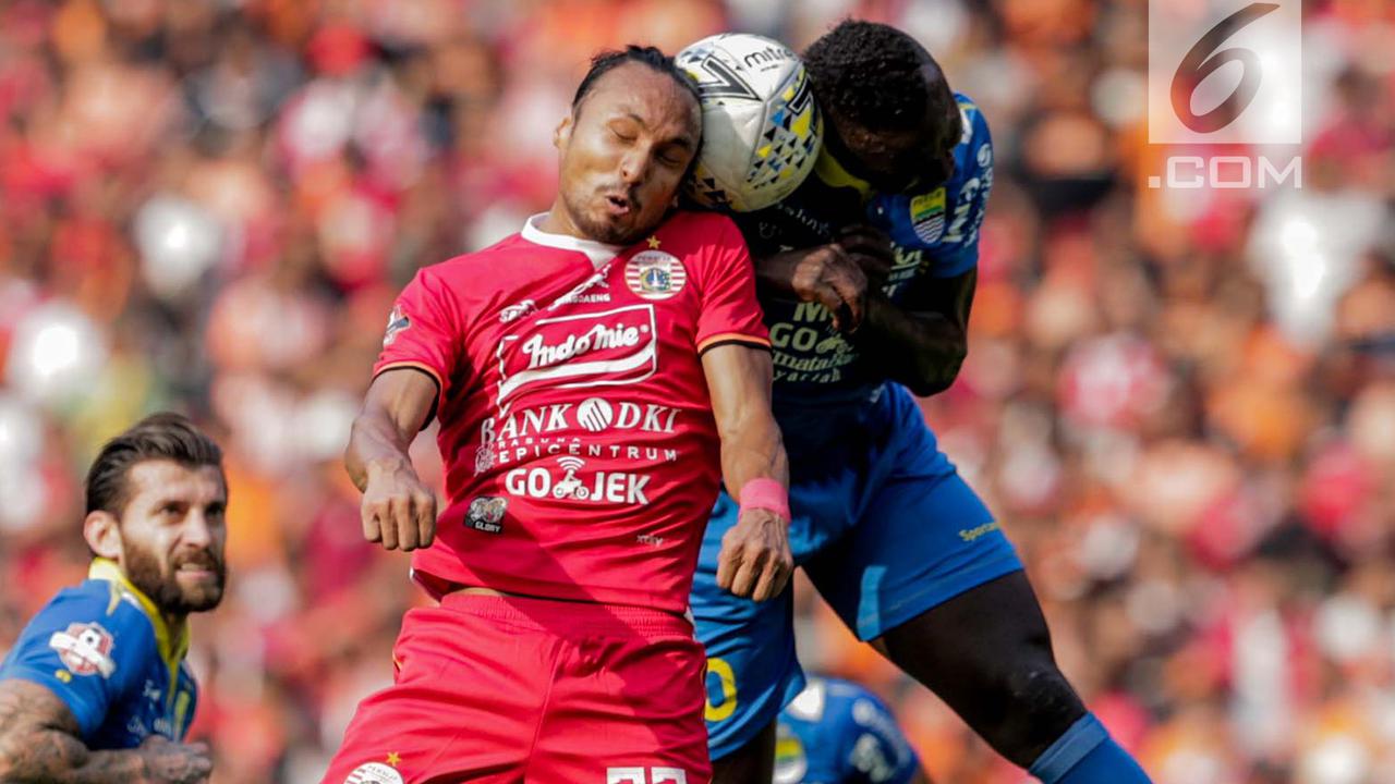 Hadapi Persib Bandung, Persija Bermain Imbang di Babak Pertama