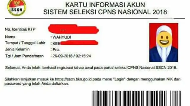Bikin Ngakak, Kelakuan Kocak Foto Pendaftar CPNS