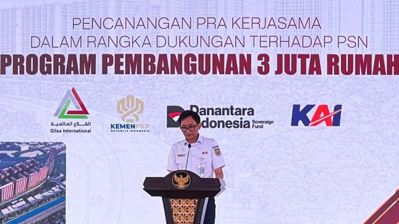 KAI Dukung Penuh Program 3 Juta Rumah Prabowo: Tahukah Anda, Lahan Stasiun Siap Jadi Hunian TOD Modern?