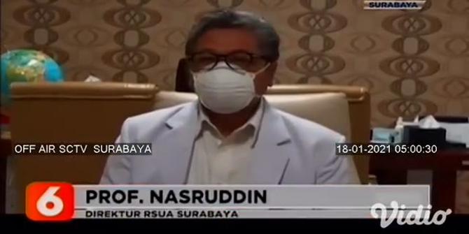 VIDEO: RS Unair Vaksin 80 Nakes di Surabaya