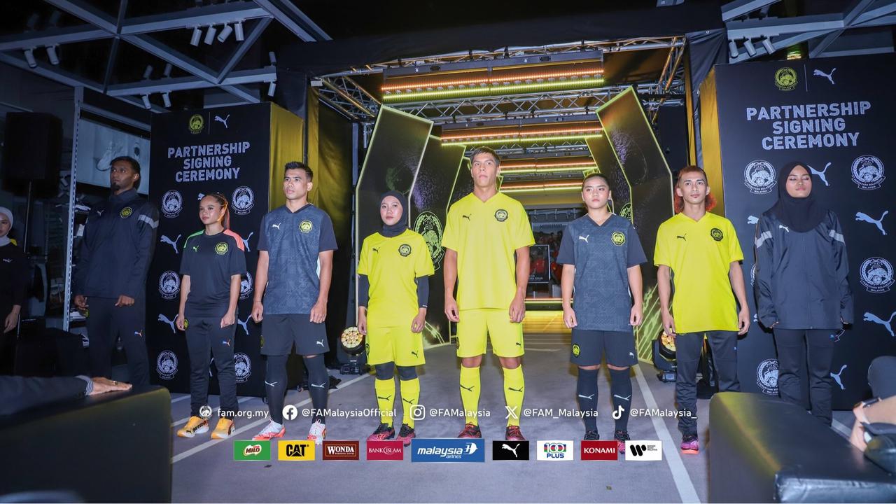Penampakan jersey baru Timnas Malaysia