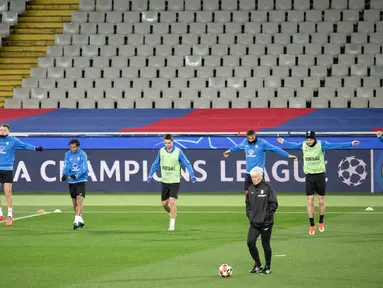 Atalanta akan bertandang ke markas Barcelona di Estadi Olimpic Lluis Companys pada matchday 8 atau matchday terakhir league phase Liga Champions 2024/2025. (AFP/Josep Lago)