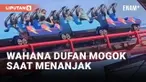 Wahana Halilintar Dufan Mendadak Berhenti saat Menanjak