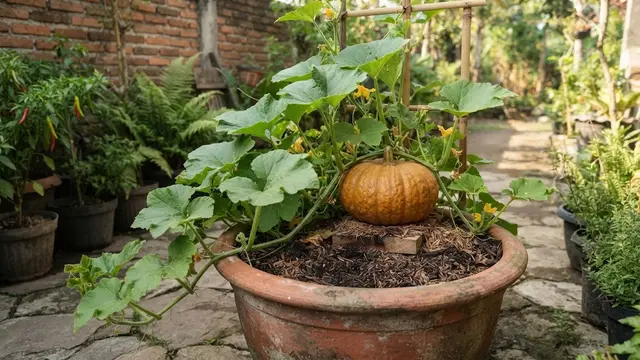 Cara Menanam Labu Kuning di Pot