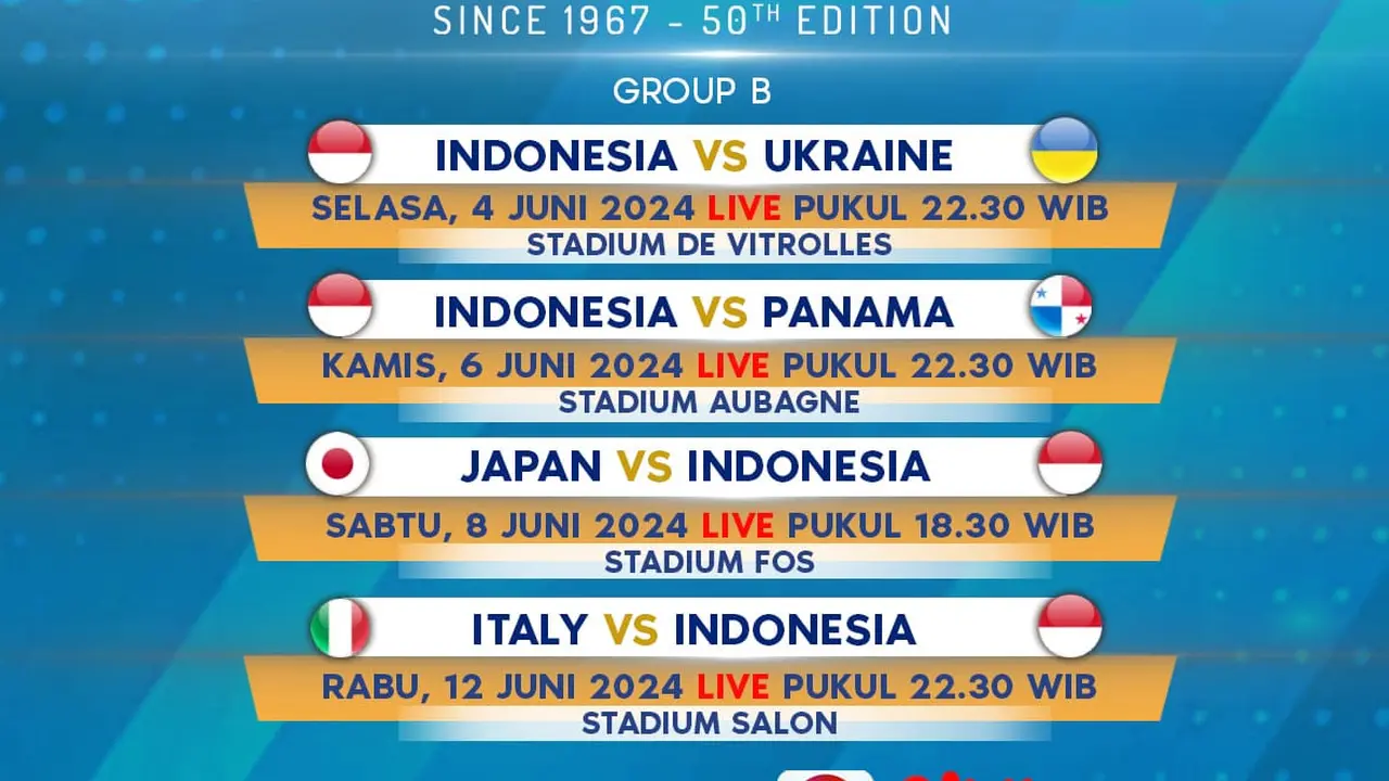 Indosiar Siarkan Tournoi Maurice Revello 2024