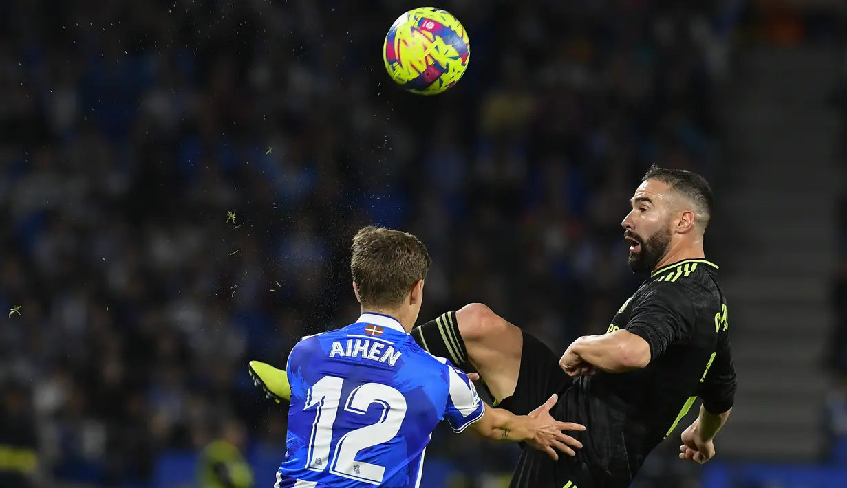 Madrid tertahan di peringkat dua klasemen Liga Spanyol dengan 64 poin dari 33 laga, tertinggal 14 angka dari Barcelona. (AP Photo/Alvaro Barrientos)