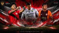 Kadek Arel, Teja Paku Alam, Komang Teguh Trisnanda. (Bola.com/ChatGPT)