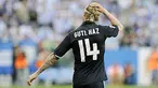 Ekspresi gelandang Real Madrid Guti. AFP PHOTO / CRISTINA QUICLER