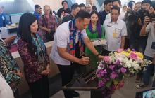 Meriah, AHY Disambut Palang Pintu Potong Pita Resmikan Kantor Pertanahan Jakarta Selatan