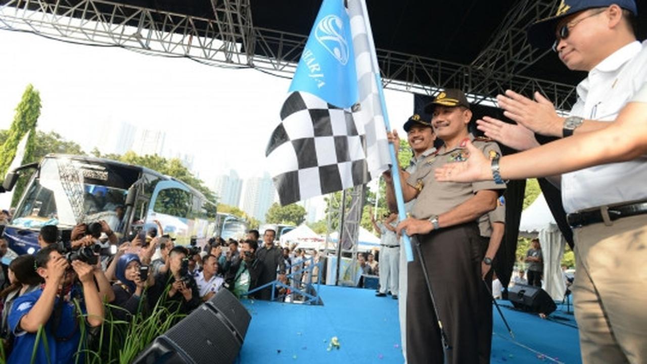 Menhub dan Kapolri lepas 30 ribu pemudik gratis di Senayan
