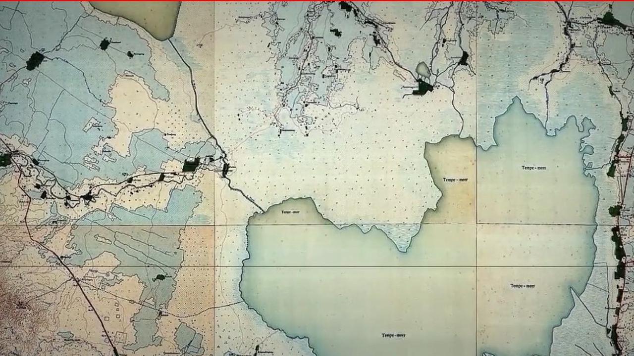 3. Peta Geografis Danau Tempe