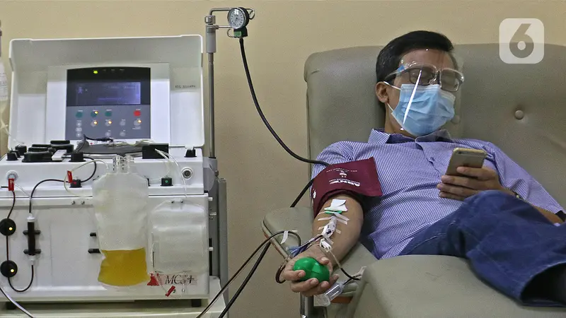 FOTO: 307 Penyintas COVID-19 Donorkan Plasma Konvalesen