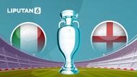 Banner Final Euro 2020 atau Euro 2021 (Liputan6.com/Abdillah)