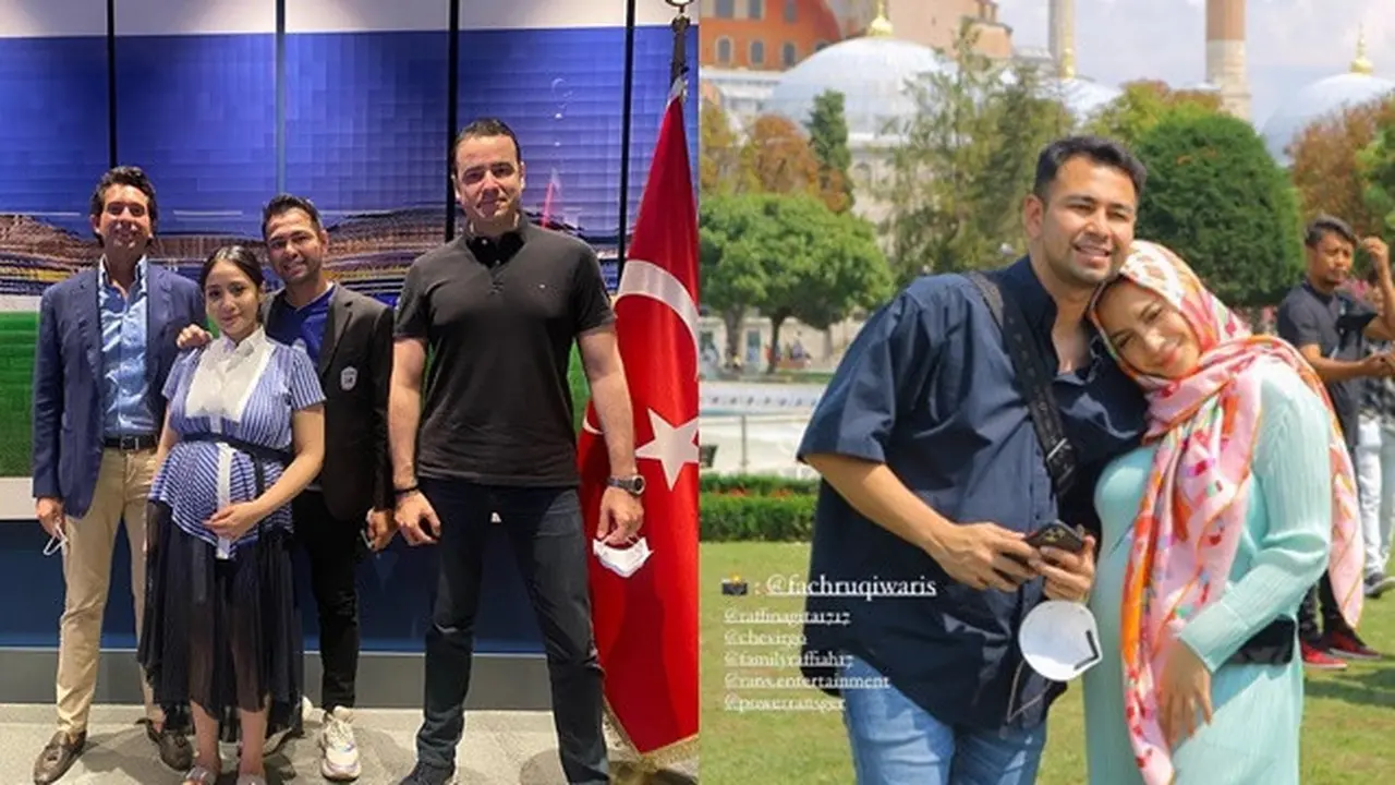 6 Potret Raffi Ahmad dan Nagita Slavina Liburan di Turki, Jadi Sorotan