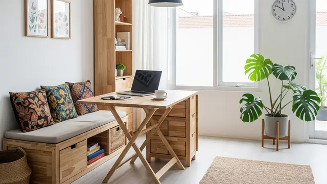 Konsep Open Space dengan Furnitur Multifungsi