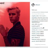 Justin Bieber (via instagram.com/billboard/)