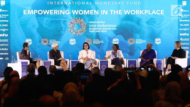 Sri Mulyani dan Bos IMF Bahas Pemberdayan Perempuan di Dunia Kerja