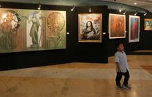 FOTO: Pameran Seni Rupa 'Bergerak' Semarakkan HUT Jakarta di TIM