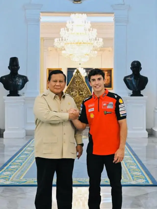 Prabowo Bertemu Marc Marquez