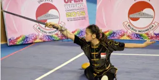 Nama Sabina Katya dalam dunia hiburan terdengar masih asing. Pemeran Mantili dalam drama kolosal Saur Sepuh The Series itu merupakan akting perdananya. Ia lebih dikenal di dunia olahraga karena sebagai atlet wushu. (Instagram/sabinakatya)