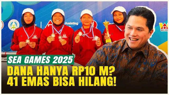 VIDEO: Dana Cuma Rp10 Miliar, Erick Thohir Khawatir Indonesia Gagal Tembus 3 Besar SEA Games 2025