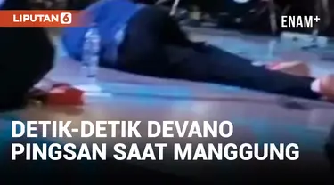 Penyanyi Devano Danendra Pingsan di Atas Panggung