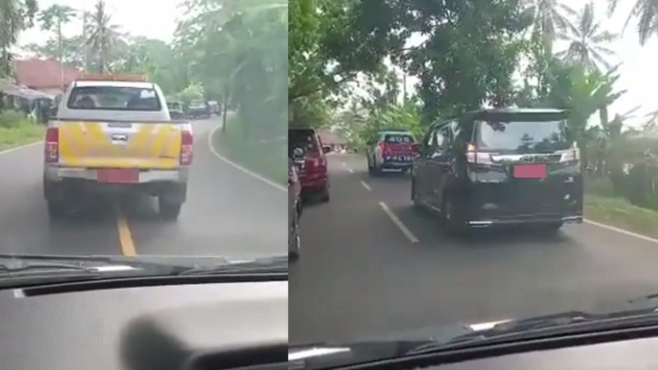 Iring-iringan Bupati Pandeglang (Instagram/@fesbukbanten)