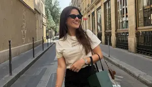 Gaya Santai Marsha Aruan Jelajahi Paris