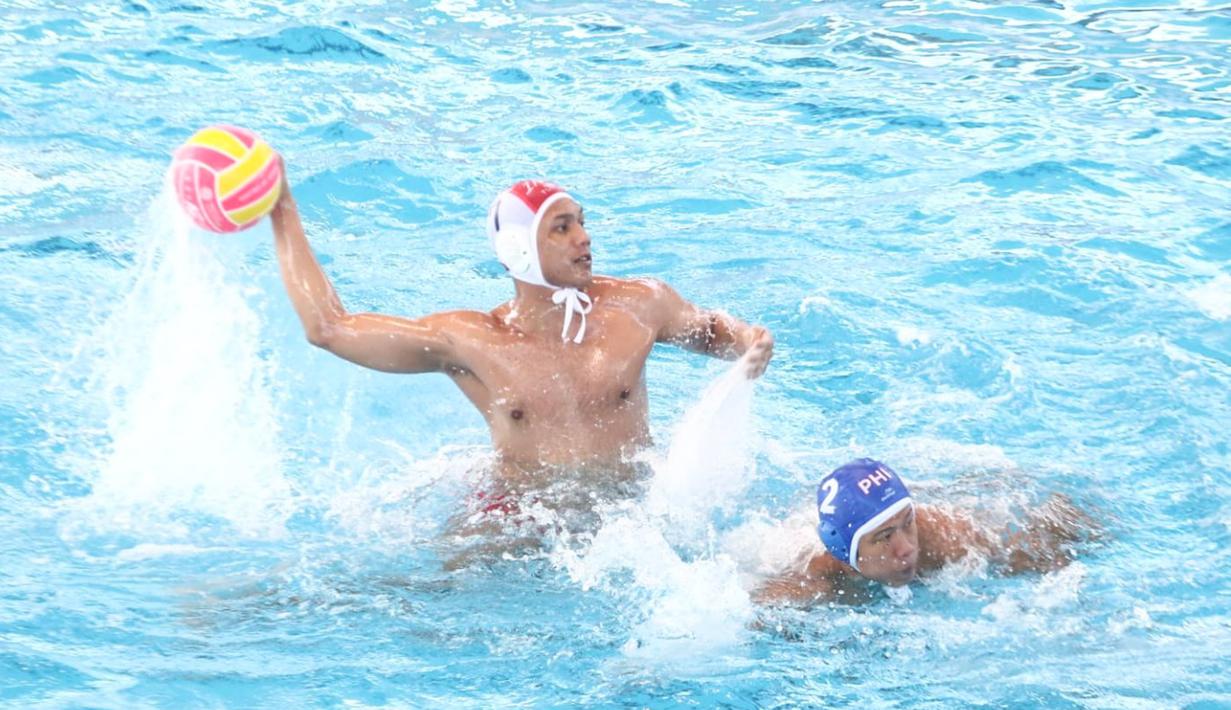 Tim polo air putra Indonesia memetik kemenangan pada laga pertama SEA Games 2025. (Dok. PB Akuatik Indonesia)