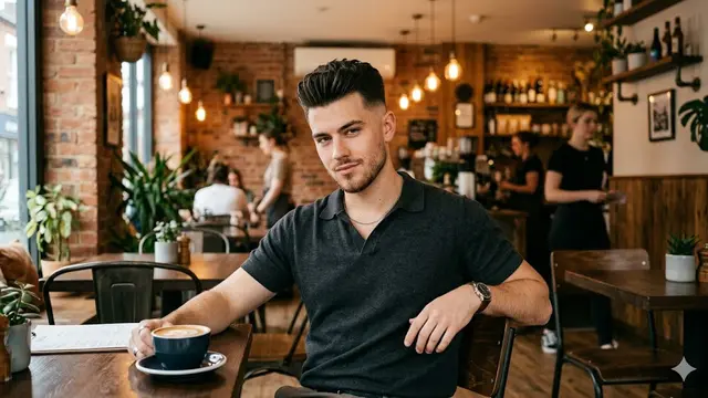 Model Rambut Pria Pendek Burst Fade