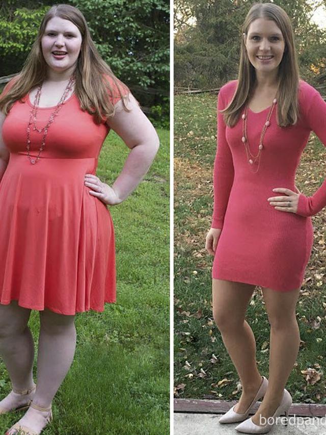 transformasi orang diet (foto: boredpanda)