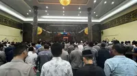 Polda Gorontalo Gelar Salat Gaib untuk 3 Polisi yang Tewas saat Gerebek Sabung Ayam di Lampung