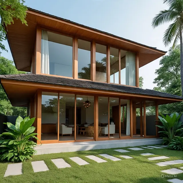 Gambar Rumah Sederhana Ukuran 6x9 2 Lantai
