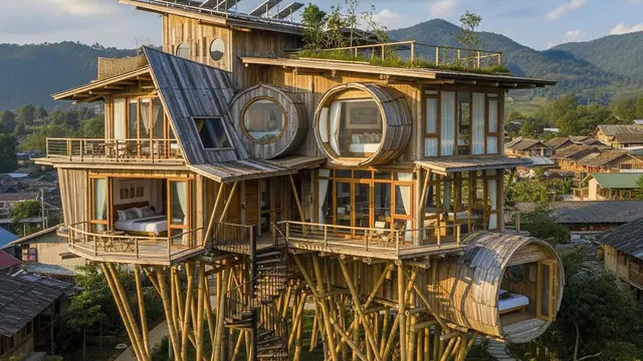 10 Rumah Sederhana Berbentuk Panggung dengan 5 Kamar di Desa, Inspirasi Hunian Nyaman dan Estetik