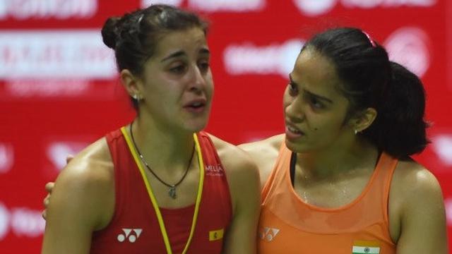 Carolina Marin dan Saina Nehwal