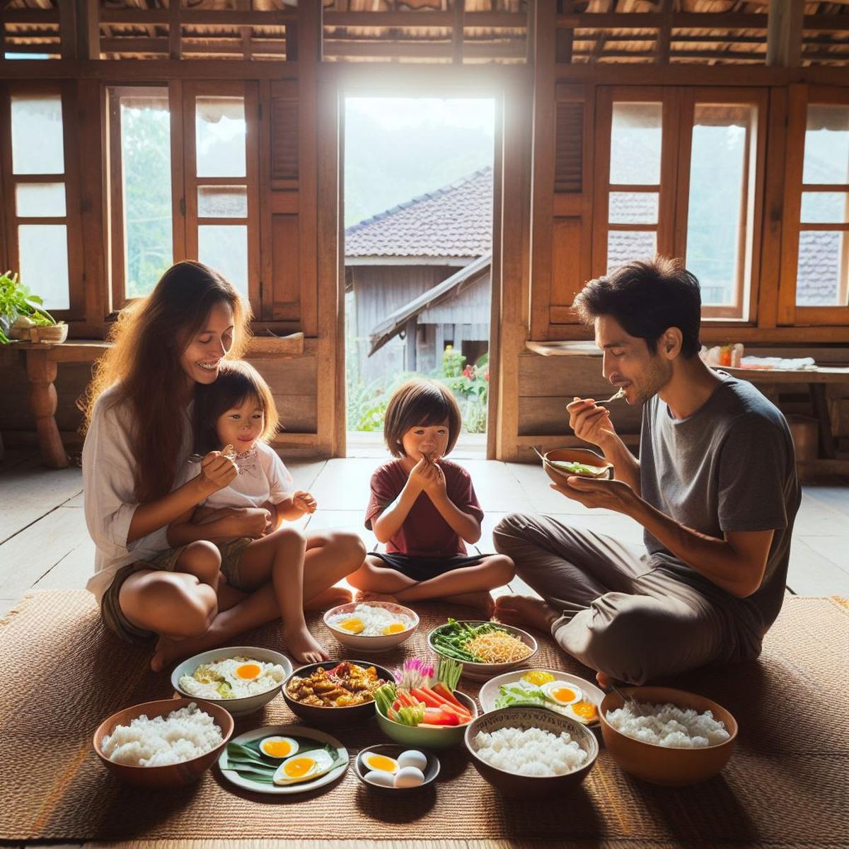 Ilustrasi Sarapan