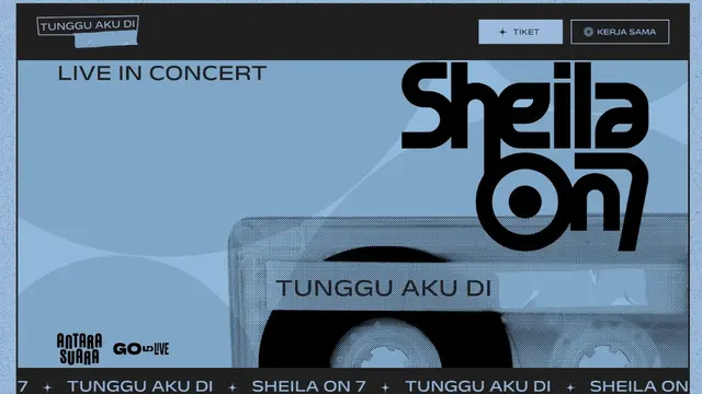 Sheila On 7 bakal gelar konser bertajuk 'Tunggu Aku Di' pada 2024 ini di lima kota yaitu Samarinda, Makassar, Pekanbaru, Medan, dan Bandung.