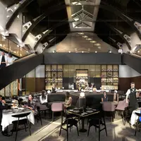 Dulunya bangunan ini adalah gedung olahraga Jerman yang begitu bersejarah, namun sekarang berubah menjadi restoran.