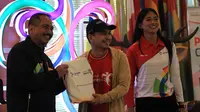 Selain memperlihatkan cara membuat video kreatif diakun Instagramnyam Raditya Dika juga menjadi juri lomba Video Pesona Asian Games 2018.