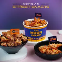 Moon Chicken menghadirkan menu snack Korea sebagai teman nonton Drakor (instagram/moonchicken.id)