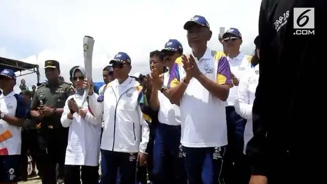 Api Obor Asian Games ke 18, tiba di kabupaten Toba Samosir. Acara penyambutan dan penyalaan obor tersebut di laksanakan di pantai Lumban Bulbul.