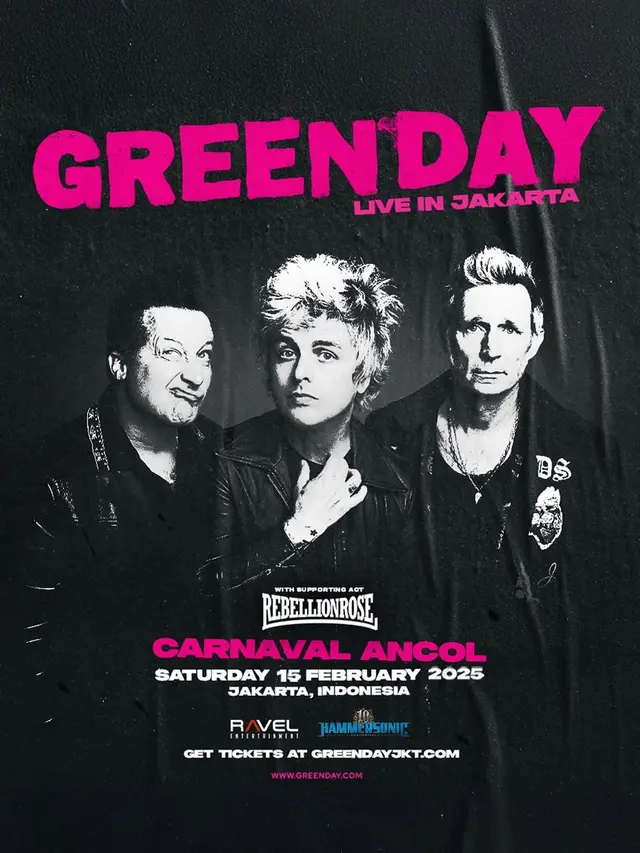 Rebellion Rose, Band Pembuka di Konser Green Day. (instagram/rebellionrose_official)
