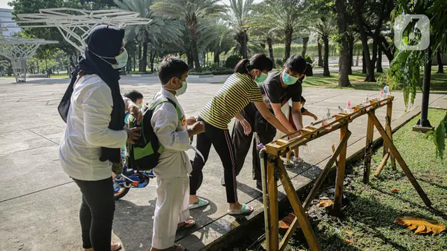 Jakarta PPKM Level 2, Lapangan Banteng Dibuka Kembali