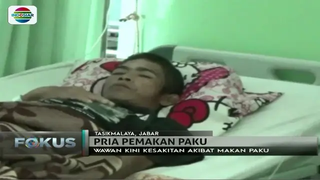 Suka Makan Paku, Kondisi Lambung Pria Tasikmalaya Ini Mengerikan