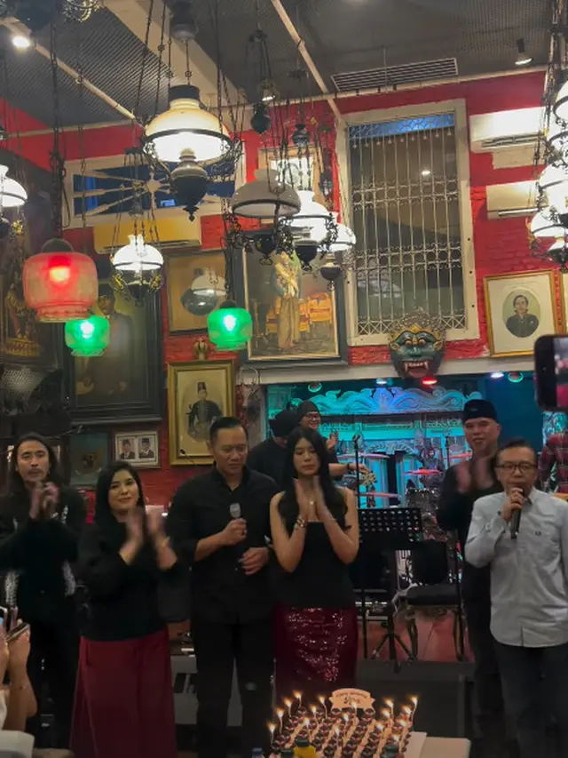 Ulang tahun Almira Yudhoyono di rumah Ahmad Dhani (Foto: Instagram @annisayudhoyono)
