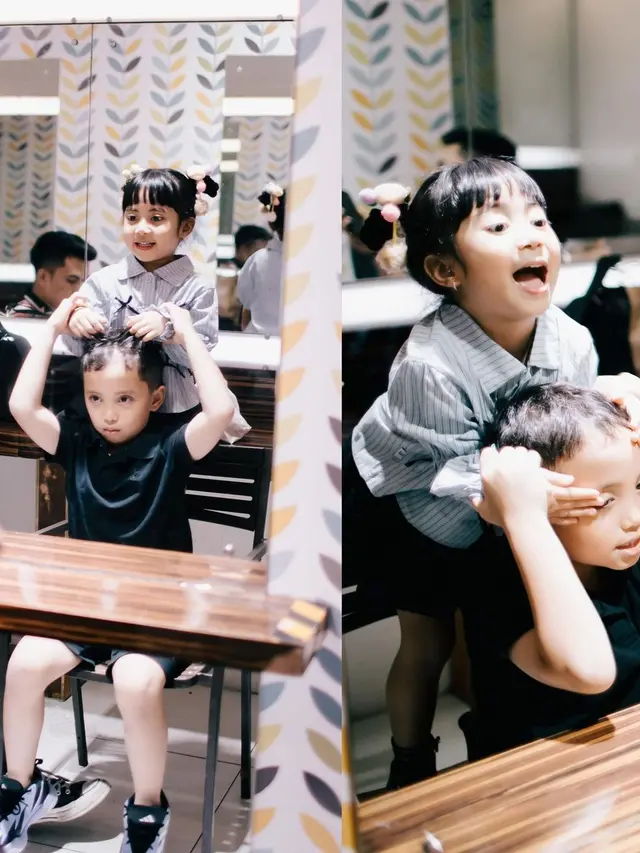 Momen kompak Okin, Xabiru, dan Chava (Instagram/@okintph)