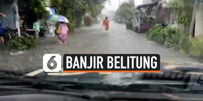 VIDEO: Banjir Rendam Ratusan Rumah di Belitung